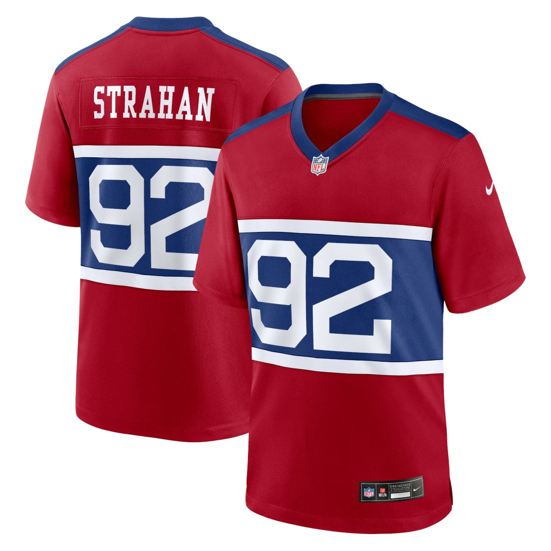 Michael Strahan New York Giants Alternate Retired Player Game Jersey Century Red | Nike for Sale