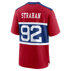 Michael Strahan New York Giants Alternate Retired Player Game Jersey Century Red | Nike for Sale