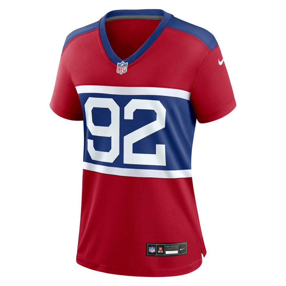 Michael Strahan New York Giants Women's Alternate Retired Player Game Jersey Century Red | Nike for Sale