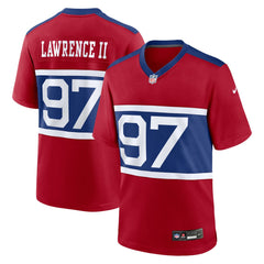 Dexter Lawrence II New York Giants Alternate Player Game Jersey Century Red | Nike for Sale