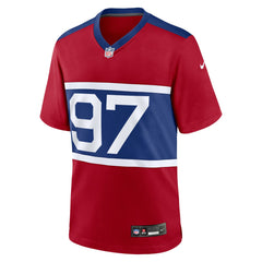 Dexter Lawrence II New York Giants Alternate Player Game Jersey Century Red | Nike for Sale