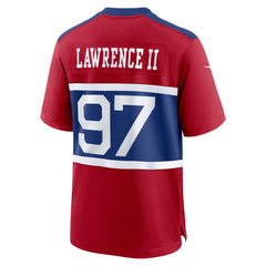 Dexter Lawrence II New York Giants Alternate Player Game Jersey Century Red | Nike for Sale