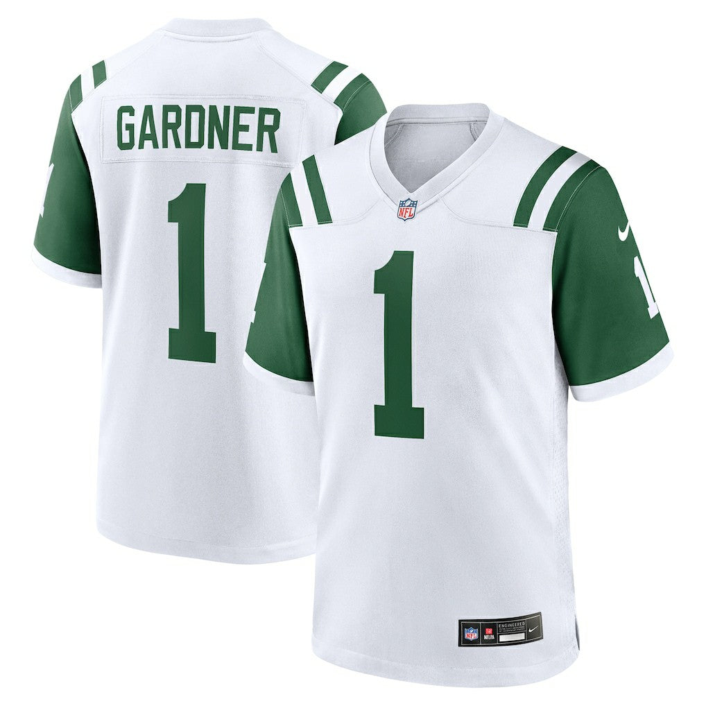 Ahmad Sauce Gardner New York Jets Classic Alternate Game Jersey White | Nike for Sale