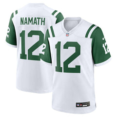 Joe Namath New York Jets Classic Alternate Retired Player Game Jersey White | Nike for Sale