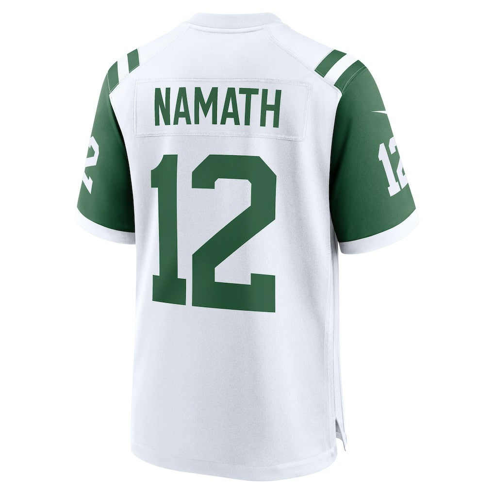 Joe Namath New York Jets Classic Alternate Retired Player Game Jersey White | Nike for Sale