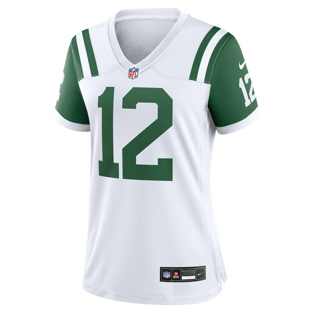 Joe Namath New York Jets Women's Classic Alternate Retired Player Game Jersey White | Nike for Sale