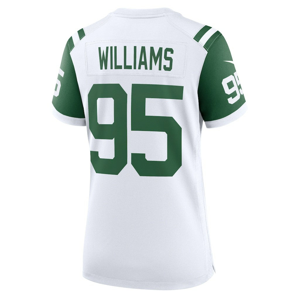 Quinnen Williams New York Jets Women's Classic Alternate Game Jersey White | Nike for Sale