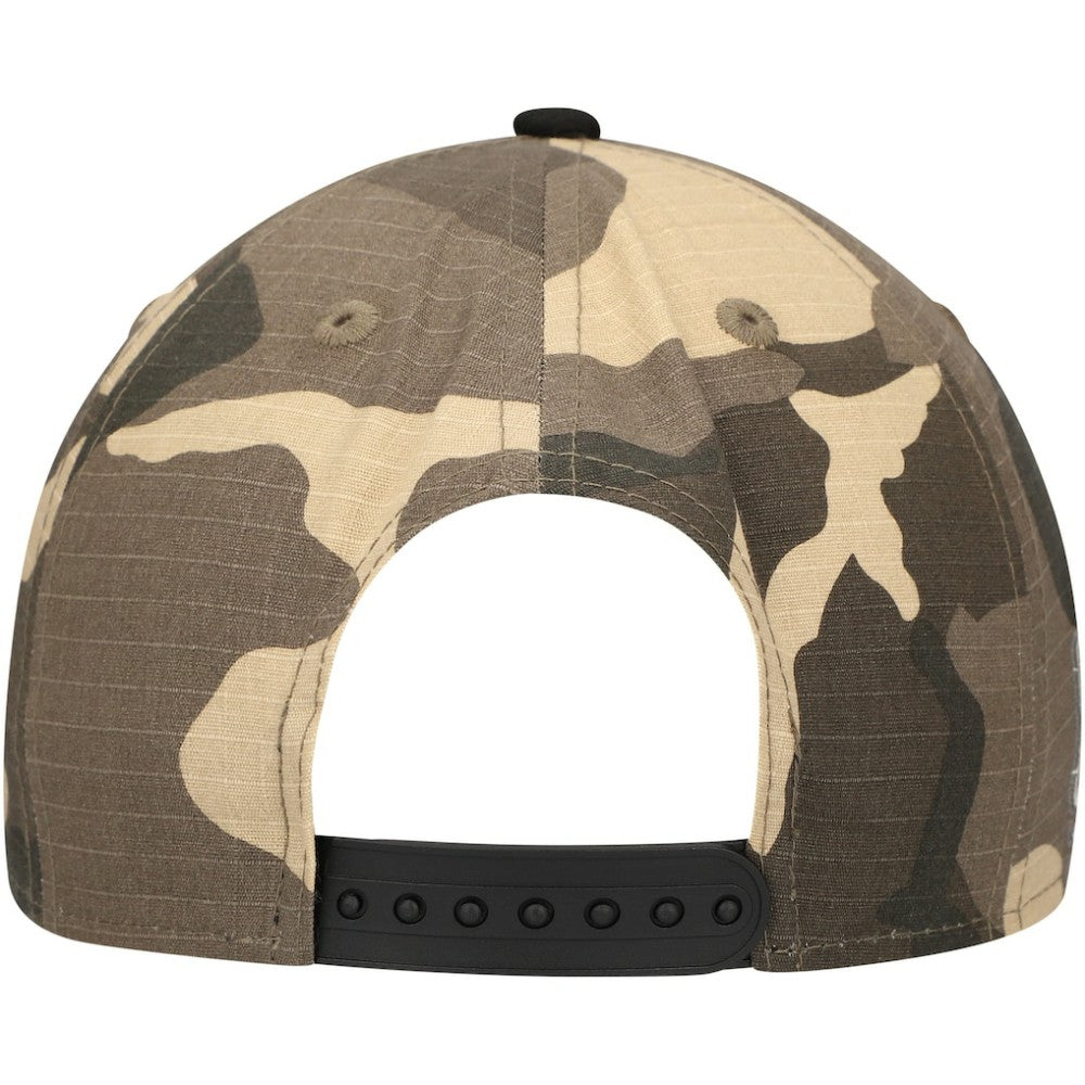 Chicago Cubs New Era Camo Crown A-Frame 9FORTY Adjustable Hat Hats - MLB