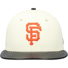 San Francisco Giants New Era Game Night Leather Visor 59FIFTY Fitted Hat - MLB