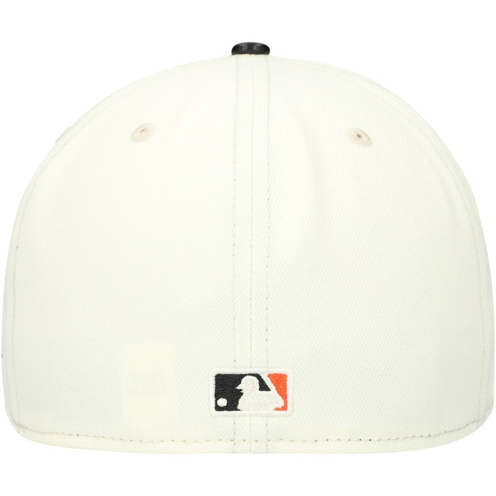 San Francisco Giants New Era Game Night Leather Visor 59FIFTY Fitted Hat - MLB