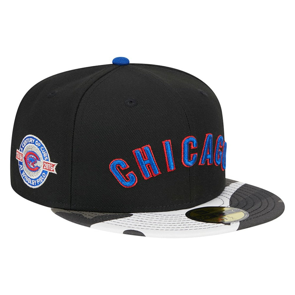 Chicago Cubs New Era Metallic Camo 59FIFTY Fitted Hat - MLB