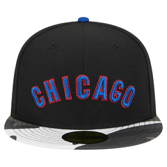 Chicago Cubs New Era Metallic Camo 59FIFTY Fitted Hat - MLB