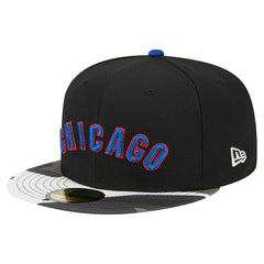 Chicago Cubs New Era Metallic Camo 59FIFTY Fitted Hat - MLB