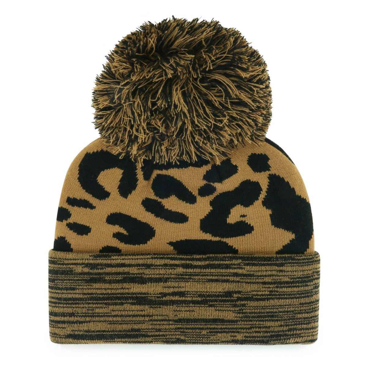 Washington Wizards '47 Women's Rosette Cuffed Knit Hat with Pom Leopard - NBA