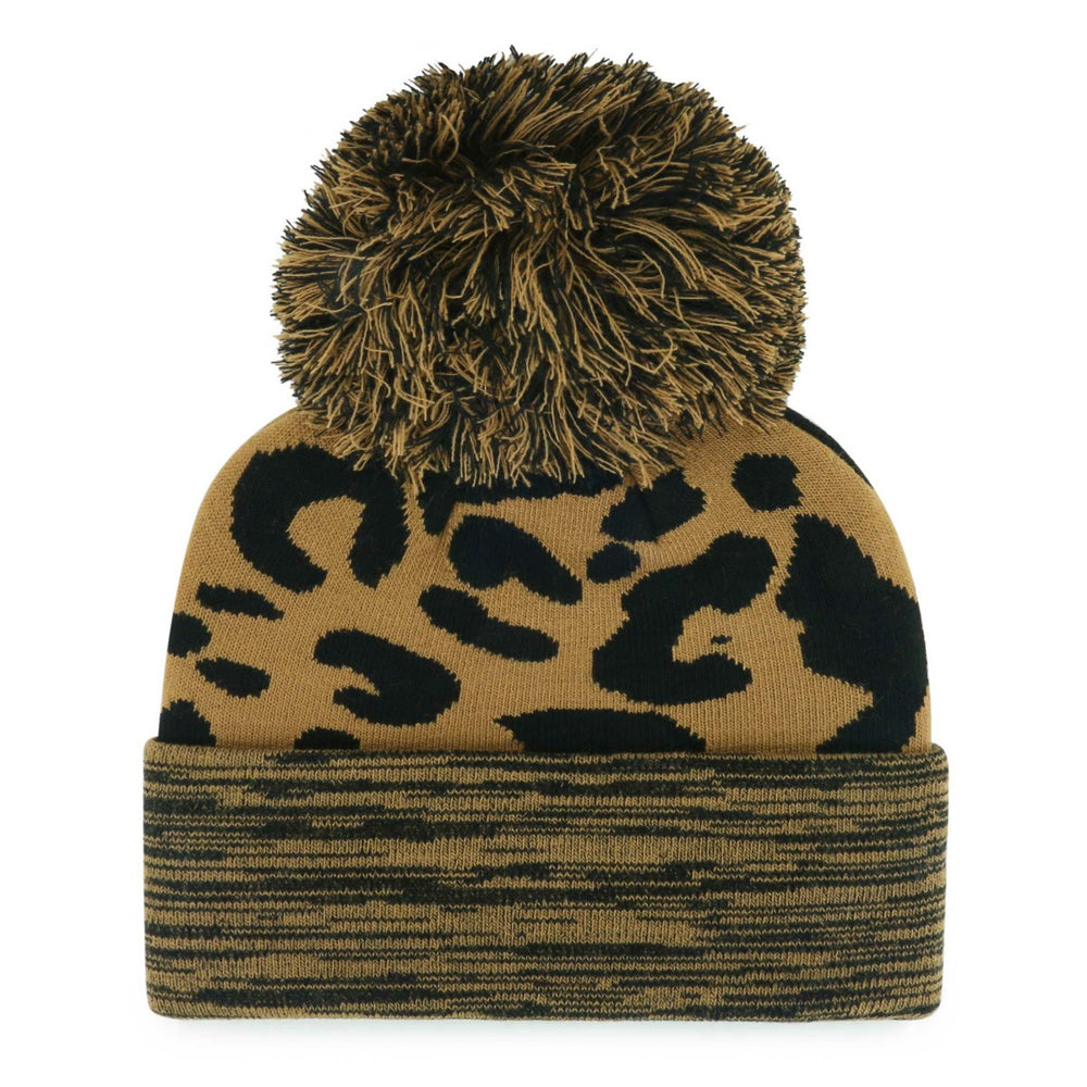 Washington Wizards '47 Women's Rosette Cuffed Knit Hat with Pom Leopard - NBA