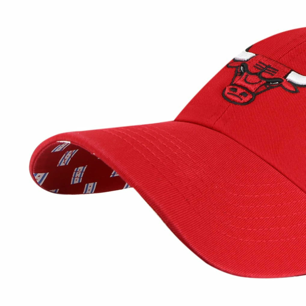 Chicago Bulls '47 Women's Confetti Undervisor Clean Up Adjustable Hat Red - NBA
