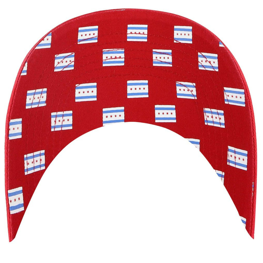 Chicago Bulls '47 Women's Confetti Undervisor Clean Up Adjustable Hat Red - NBA