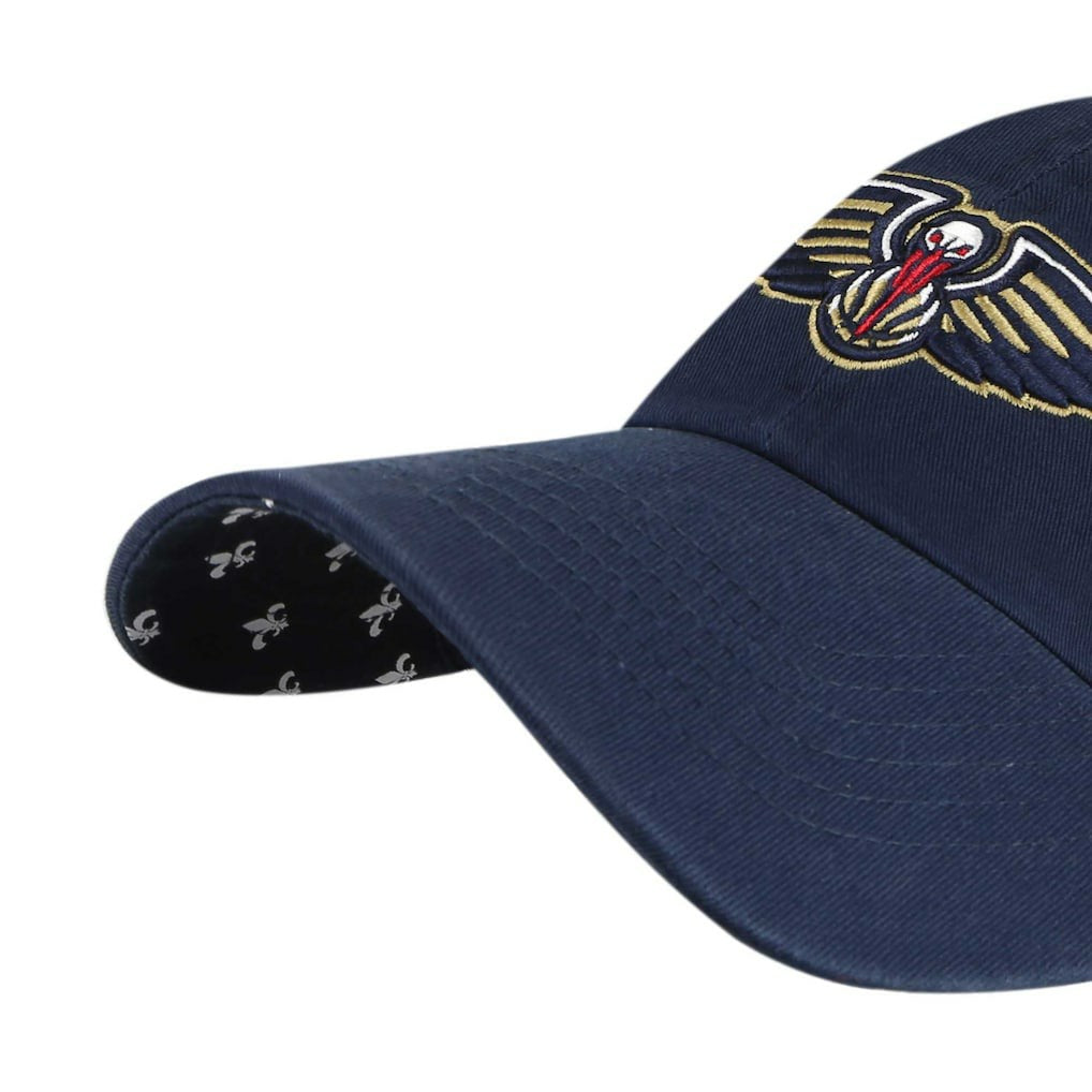 New Orleans Pelicans '47 Women's Confetti Undervisor Clean Up Adjustable Hat Navy - NBA