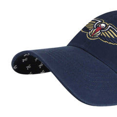 New Orleans Pelicans '47 Women's Confetti Undervisor Clean Up Adjustable Hat Navy - NBA