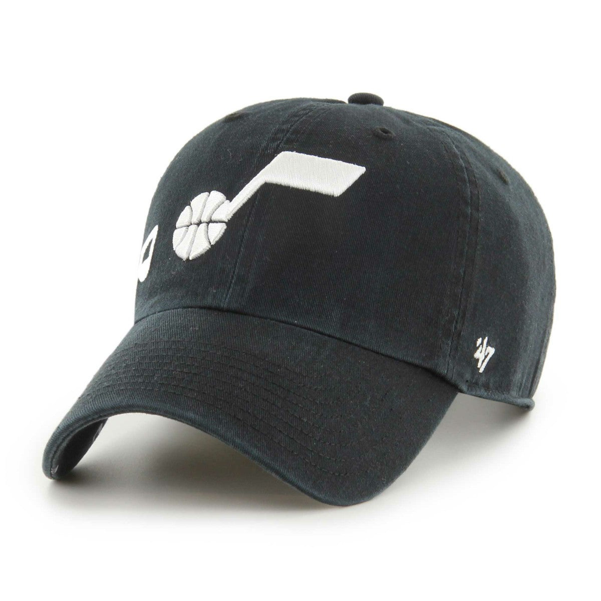 Utah Jazz '47 Women's Confetti Undervisor Clean Up Adjustable Hat Black - NBA