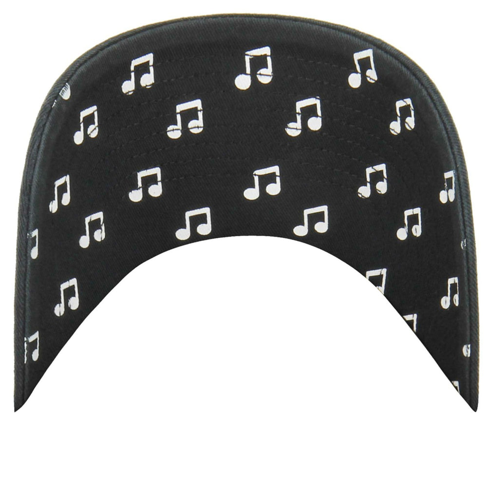 Utah Jazz '47 Women's Confetti Undervisor Clean Up Adjustable Hat Black - NBA