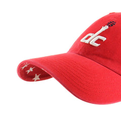 Washington Wizards '47 Women's Confetti Undervisor Clean Up Adjustable Hat Red - NBA