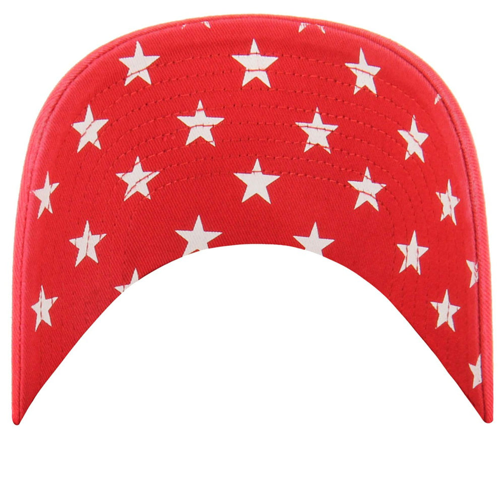 Washington Wizards '47 Women's Confetti Undervisor Clean Up Adjustable Hat Red - NBA