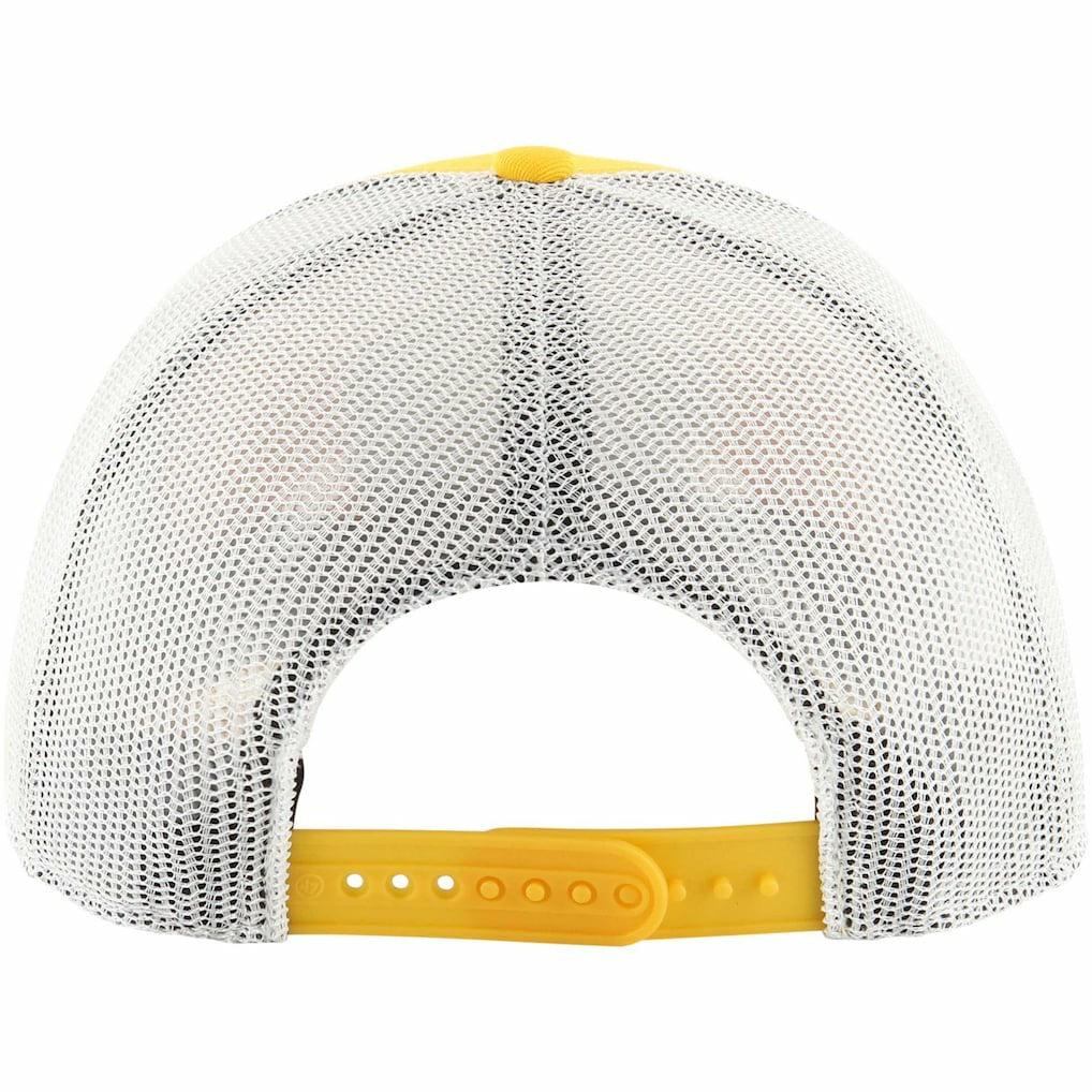 Golden State Warriors '47 Semi Patch Trucker Adjustable Hat Gold - NBA