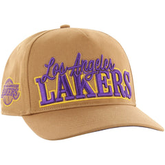 Los Angeles Lakers '47 Barnes Hitch Adjustable Hat Tan - NBA