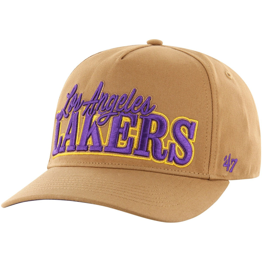 Los Angeles Lakers '47 Barnes Hitch Adjustable Hat Tan - NBA