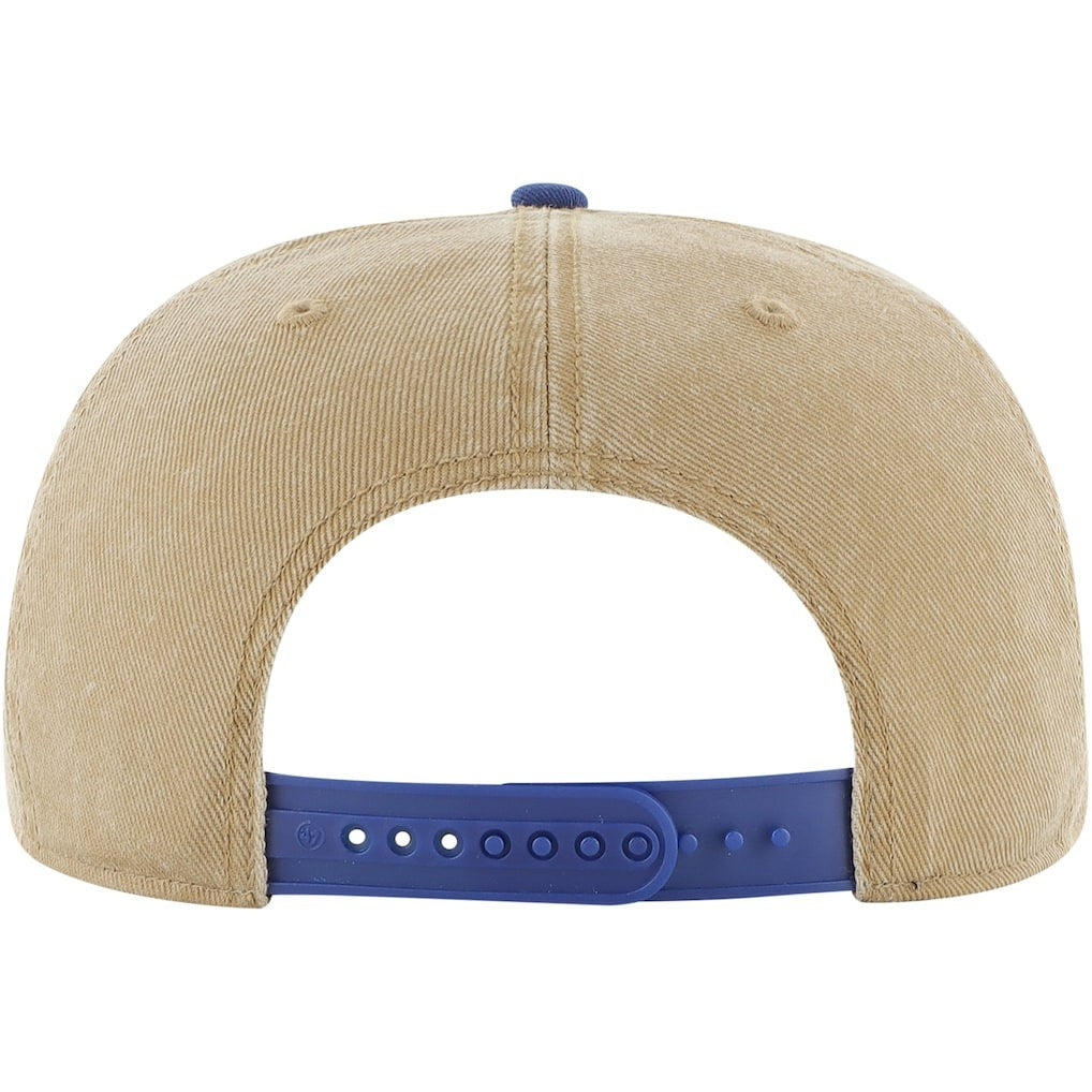 Philadelphia 76ers '47 Chilmark Captain Snapback Khaki/Royal - NBA