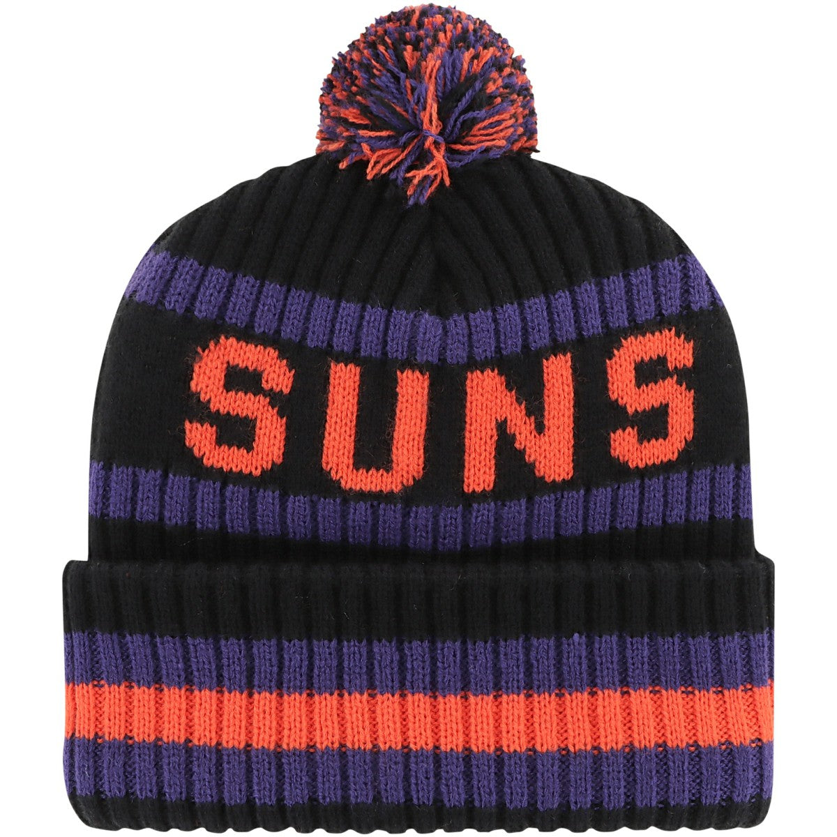 Phoenix Suns '47 Bering Cuffed Knit Hat with Pom Black - NBA