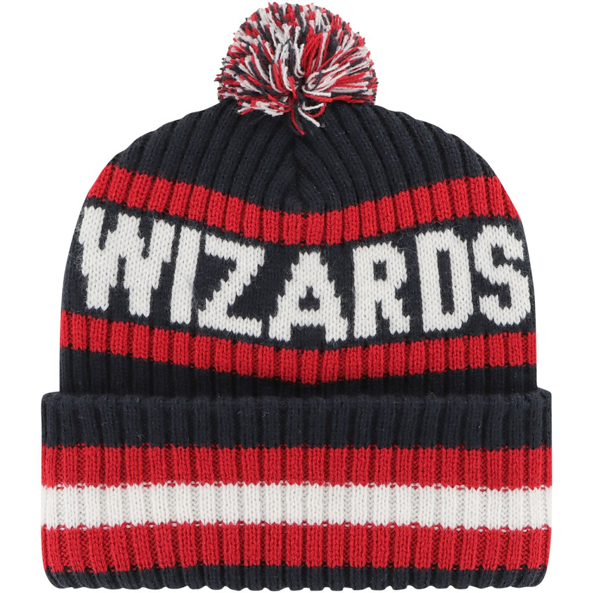Washington Wizards '47 Bering Cuffed Knit Hat with Pom Navy - NBA