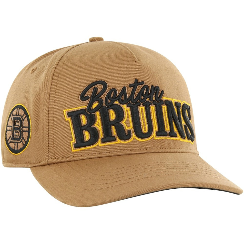 Boston Bruins '47 Barnes Hitch Adjustable Hat - Tan - NHL