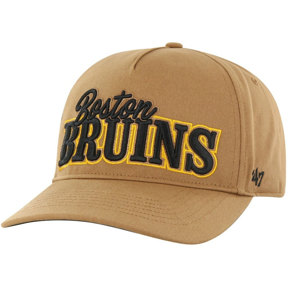 Boston Bruins '47 Barnes Hitch Adjustable Hat - Tan - NHL