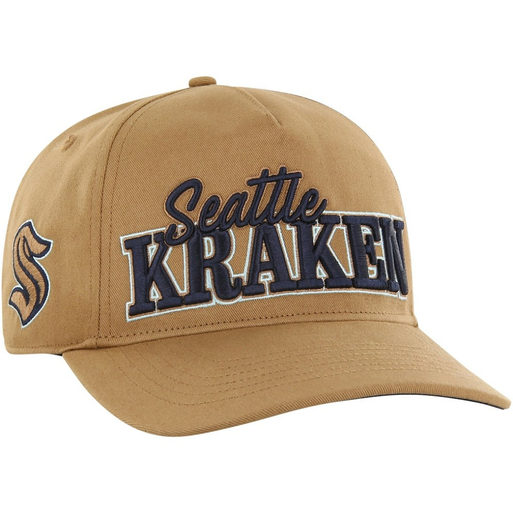 Seattle Kraken '47 Barnes Hitch Adjustable Hat - Tan - NHL