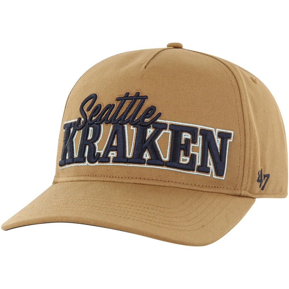 Seattle Kraken '47 Barnes Hitch Adjustable Hat - Tan - NHL