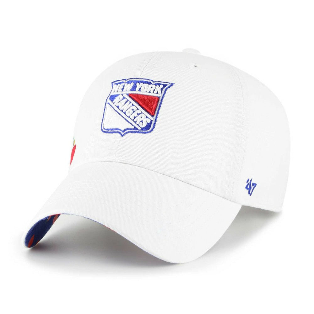 New York Rangers '47 Women's Confetti Clean Up Adjustable Hat - White - NHL