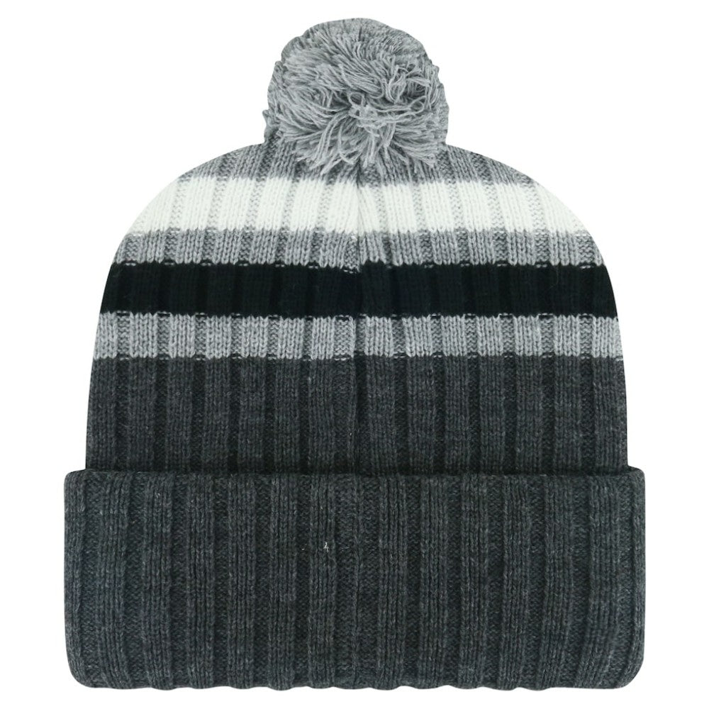 Philadelphia Flyers '47 Stack Patch Cuffed Knit Hat with Pom - Gray - NHL