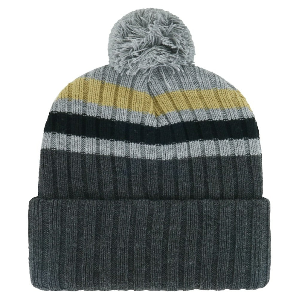 Vegas Golden Knights '47 Stack Patch Cuffed Knit Hat with Pom - Gray - NHL