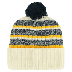 Nashville Predators '47 Tavern Cuffed Knit Hat with Pom - Cream - NHL