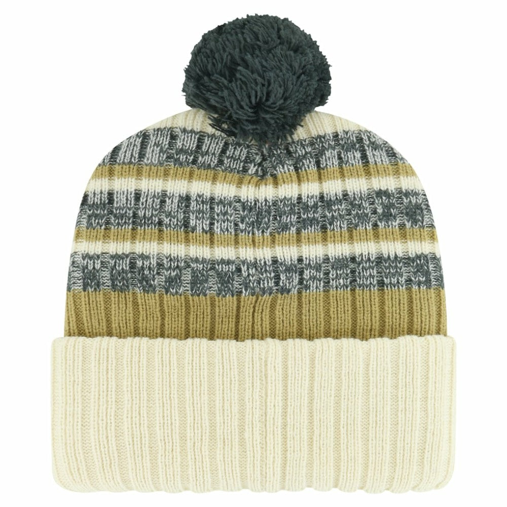 Vegas Golden Knights '47 Tavern Cuffed Knit Hat with Pom - Cream - NHL