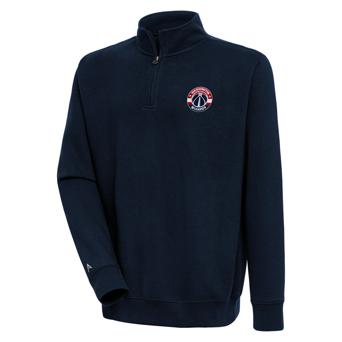 Washington Wizards Antigua Victory Quarter-Zip Pullover Top Navy - NBA
