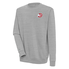 Atlanta Hawks Antigua Victory Pullover Sweatshirt Heather Gray - NBA