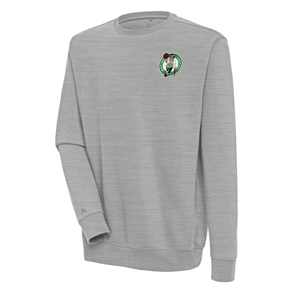 Boston Celtics Antigua Victory Pullover Sweatshirt Heather Gray - NBA