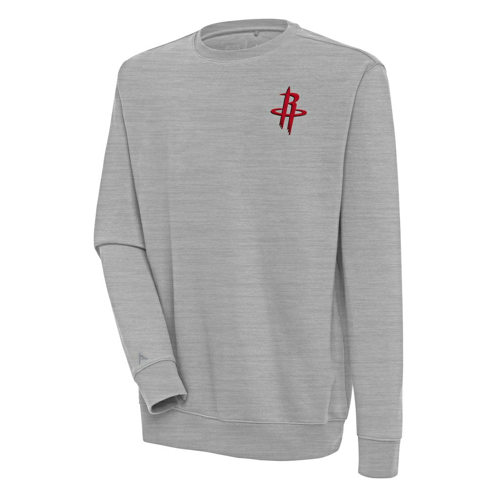 Houston Rockets Antigua Victory Pullover Sweatshirt Heather Gray - NBA