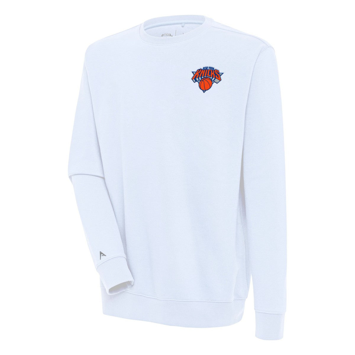 New York Knicks Antigua Victory Pullover Sweatshirt White - NBA