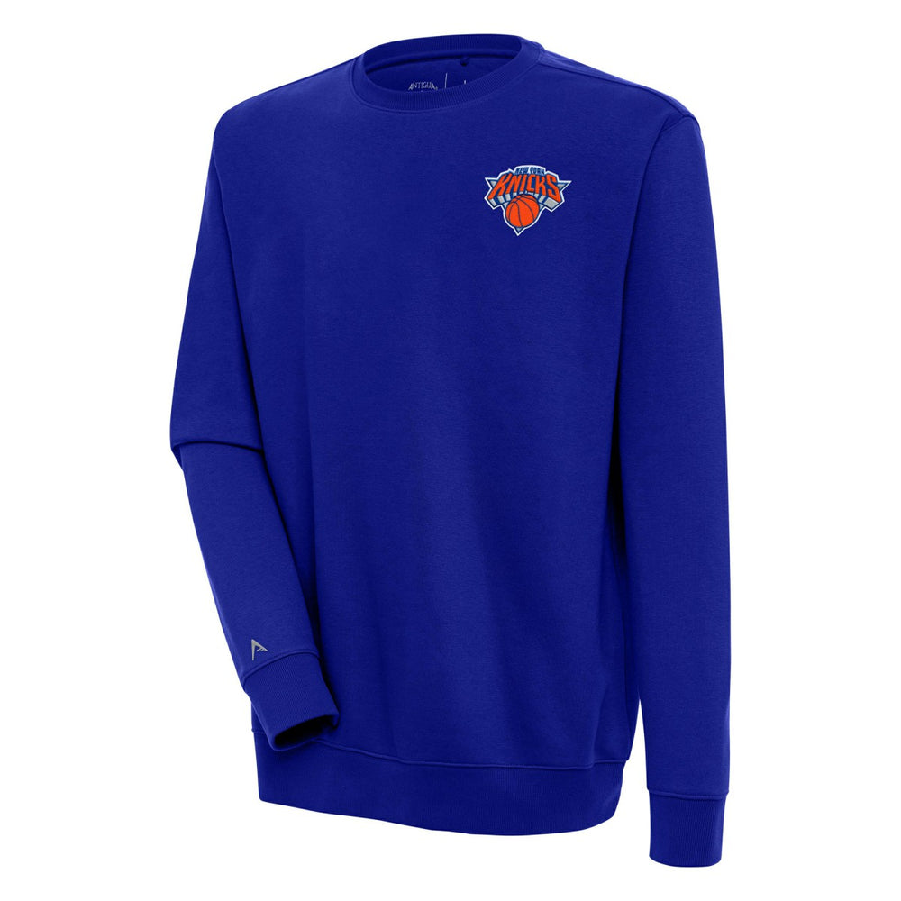 New York Knicks Antigua Victory Pullover Sweatshirt Blue - NBA