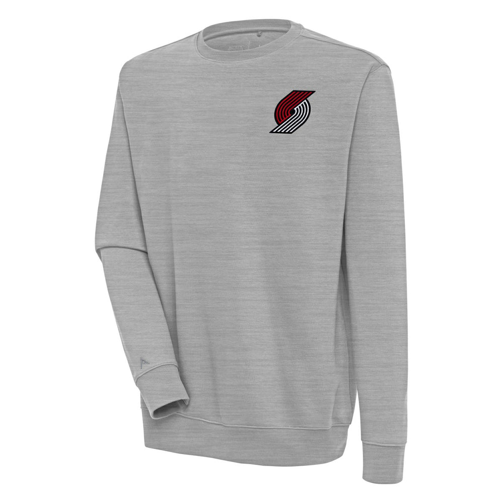 Portland Trail Blazers Antigua Victory Pullover Sweatshirt Heather Gray - NBA