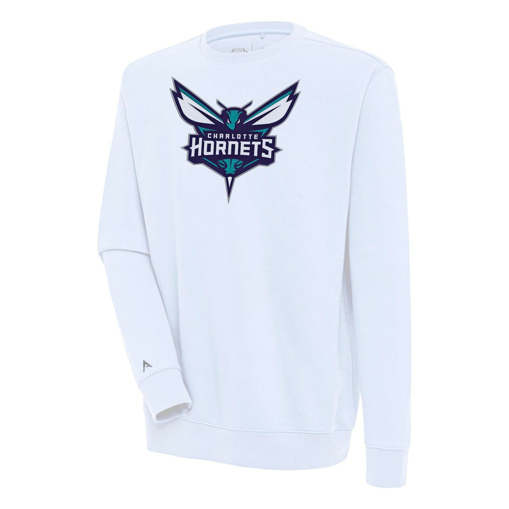 Charlotte Hornets Antigua Victory Pullover Sweatshirt White - NBA